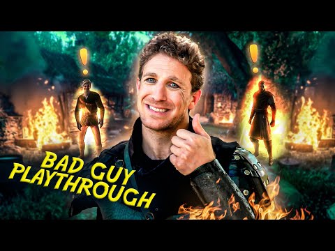 Regretting playing the bad guy