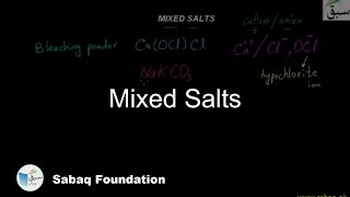 Mixed Salts