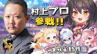 【 #雀魂   #Vtuber 】なんと村上プロとコラボ！？罰ゲームあり！？麻雀動物園！！！【  #古神子ライブ  】