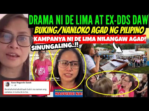 DRAMA NI DE LIMA & PANLOLOKO sa PILIPINO KASAMA EX-DDS DAW na NAGSORRY BUKING/CERTIFIED KAKAMPINK!