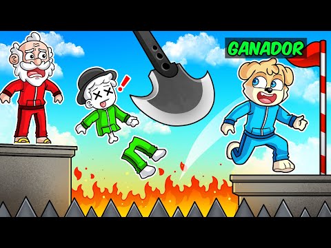 ¡SOBREVIVE al PEOR PARKOUR de MONOS!🔪🐵ULTIMATE MONKEY RACE con LINGAMES, PERMON y PANCRACIO