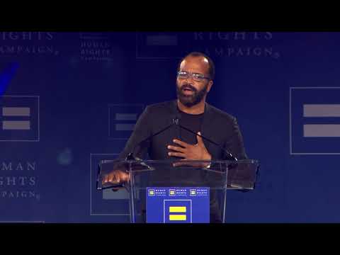 Jeffrey Wright Receives the HRC Ally For Equality Award