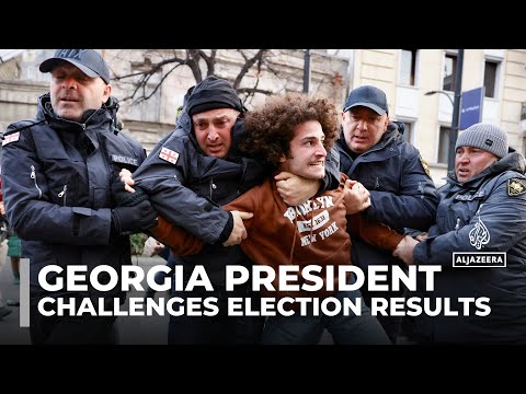 President challenges election results as Georgia cracks down on protesters