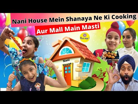 Nani House Mein Shanaya Ne Ki Cooking Aur Mall Main Masti | RS 1313 VLOGS | Ramneek Singh 1313