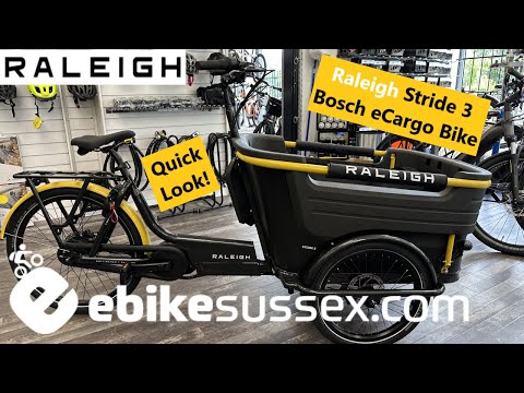 Raleigh Stride 3 Bosch Electric cargo bike