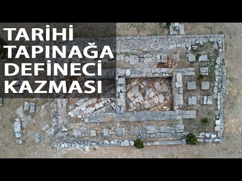 Hac merkezi Men Tapınağı’na defineci kazması