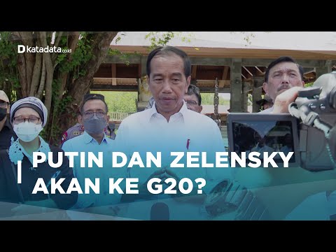 Jokowi: Kalau Memungkinkan, Putin dan Zelensky Datang ke G20 | Katadata Indonesia