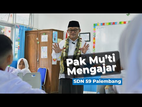 Pak Mu'ti Mengajar di SDN 59 Palembang