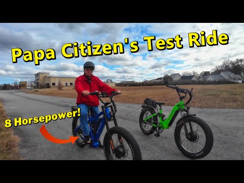 Papa Citizen Rides the 8 Horsepower Wired Predator