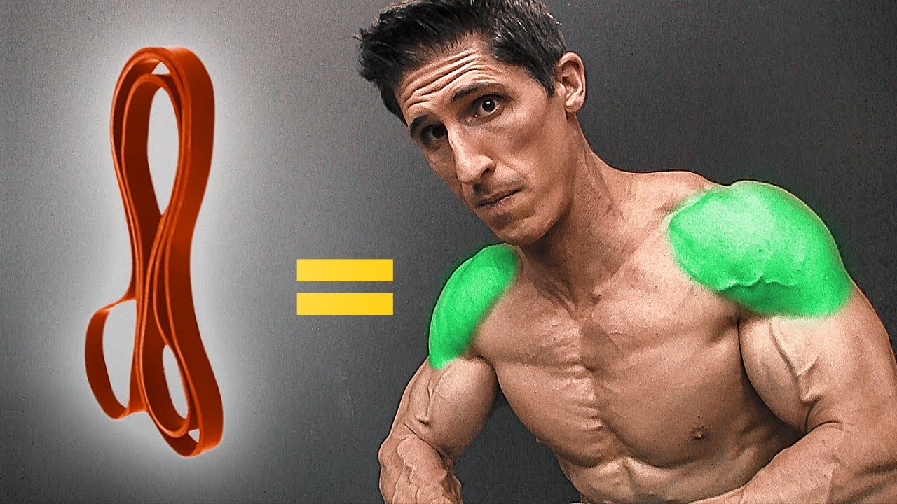 Build Big Shoulders with Bands (NO WEIGHTS)
