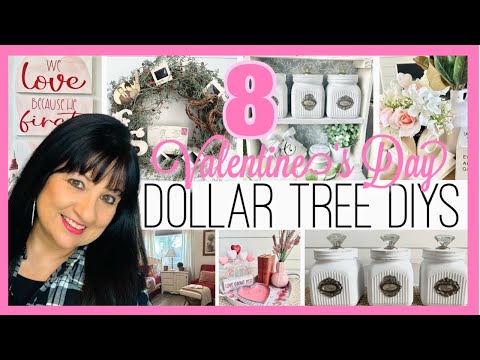 😍 8 JAW DROPPING DOLLAR TREE FARMHOUSE DIYS FOR VALENTINE’S DAY!