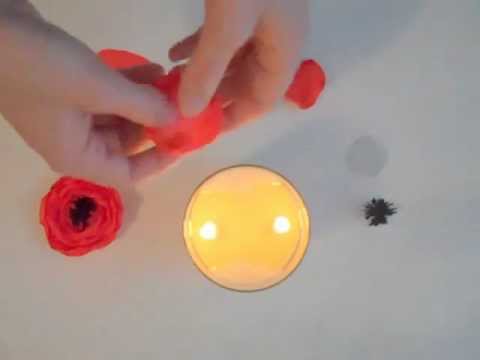 5 Minute DIY: Chiffon Poppy Flowers