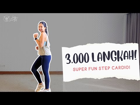 3000 LANGKAH TANPA LONCAT! OLAHRAGA CARDIO MUDAH SEMUA USIA.