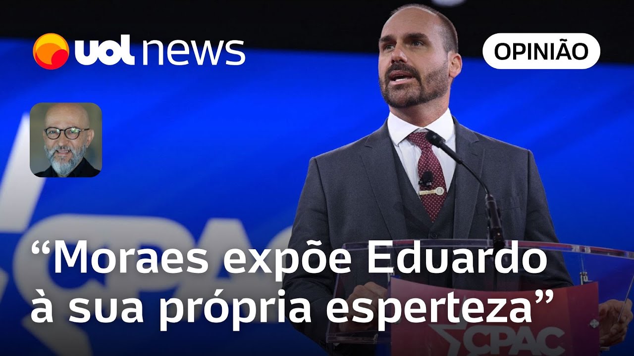 Moraes usa a estratégia de Eduardo Bolsonaro contra o deputado nos EUA diz Josias de Souza