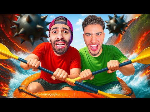 اوعى تلعب اللعبة دي مع صاحبك ابداااا !! 😭 اتحبست مع ( بولتكس ) في مركب واحدة 🚤 واتخنقنا