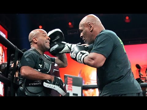 Mike Tyson looks SCARY EXPLOSIVE in Final Workout for Jake Paul fight!