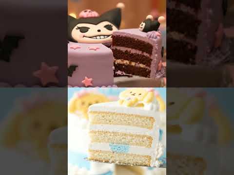 Birthday cake kuromi and cinnamoroll #happybirthday #kuromi #cinnamoroll #sanrio