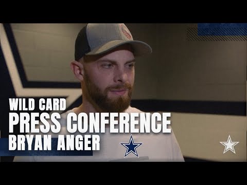 Bryan Anger Postgame Wild Card | #SFvsDAL | Dallas Cowboys 2021 video clip