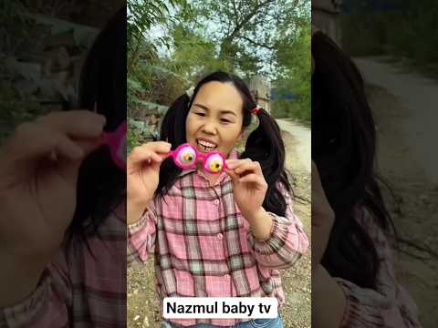 চোখ চশমা🍑~ mini wood toy-wood working art skill wood / hand crafts /#shorts