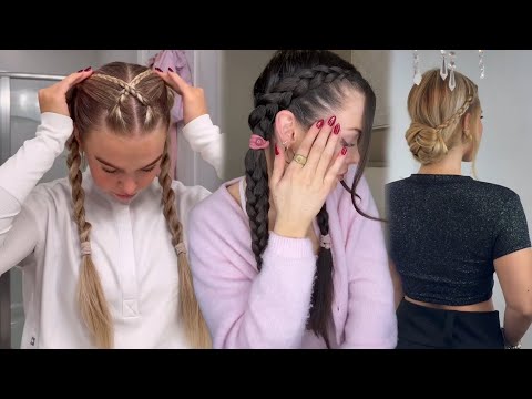 penados con cabello recogido bonitos y de moda| chicas fashions