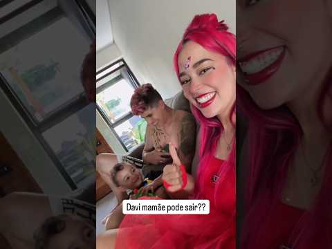O Davi nn deixa a Kat sair kkk💜💚🧡 @katlenof @voidca // tag's:: #amoakat  #nflopa #dosrosa