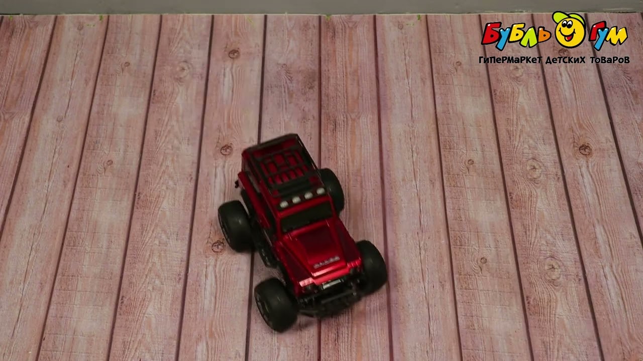 Внедорожник Raptor р/у красный 1:18 - видео Внедорожник Raptor р/у красный 1:18 - видео