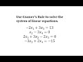 Linear Algebra Concepts and Applications