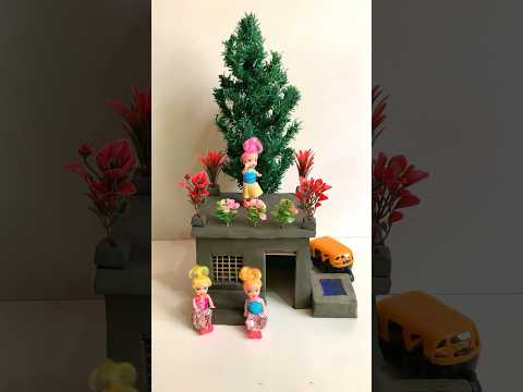 How to make a miniature clay house || #viral @destroyingclayhouse