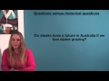 Rhetorical Questions in Writing