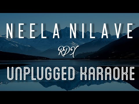 Neela Nilave – RDX | Karaoke with Lyrics | unplugged | Kapil Kapilan | Shane Nigam | Sam CS | Sebin