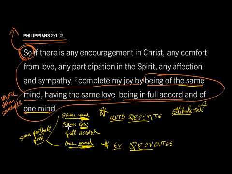 Philippians 2:1—2 // Diversity Makes for the Best Unity