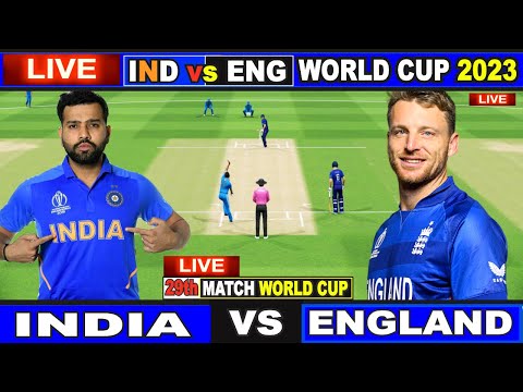 Live: IND Vs ENG, ICC World Cup 2023 | Live Match Centre | India Vs England | 2nd Innings