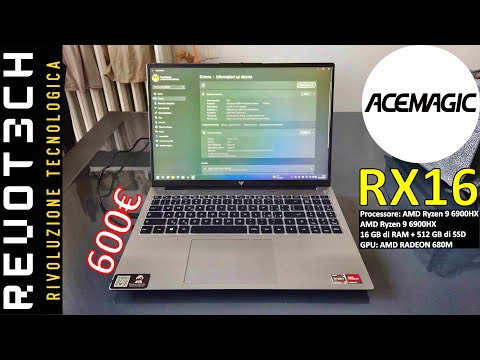 ACEMAGIC RX16: un Laptop (quasi) Completo a 600€