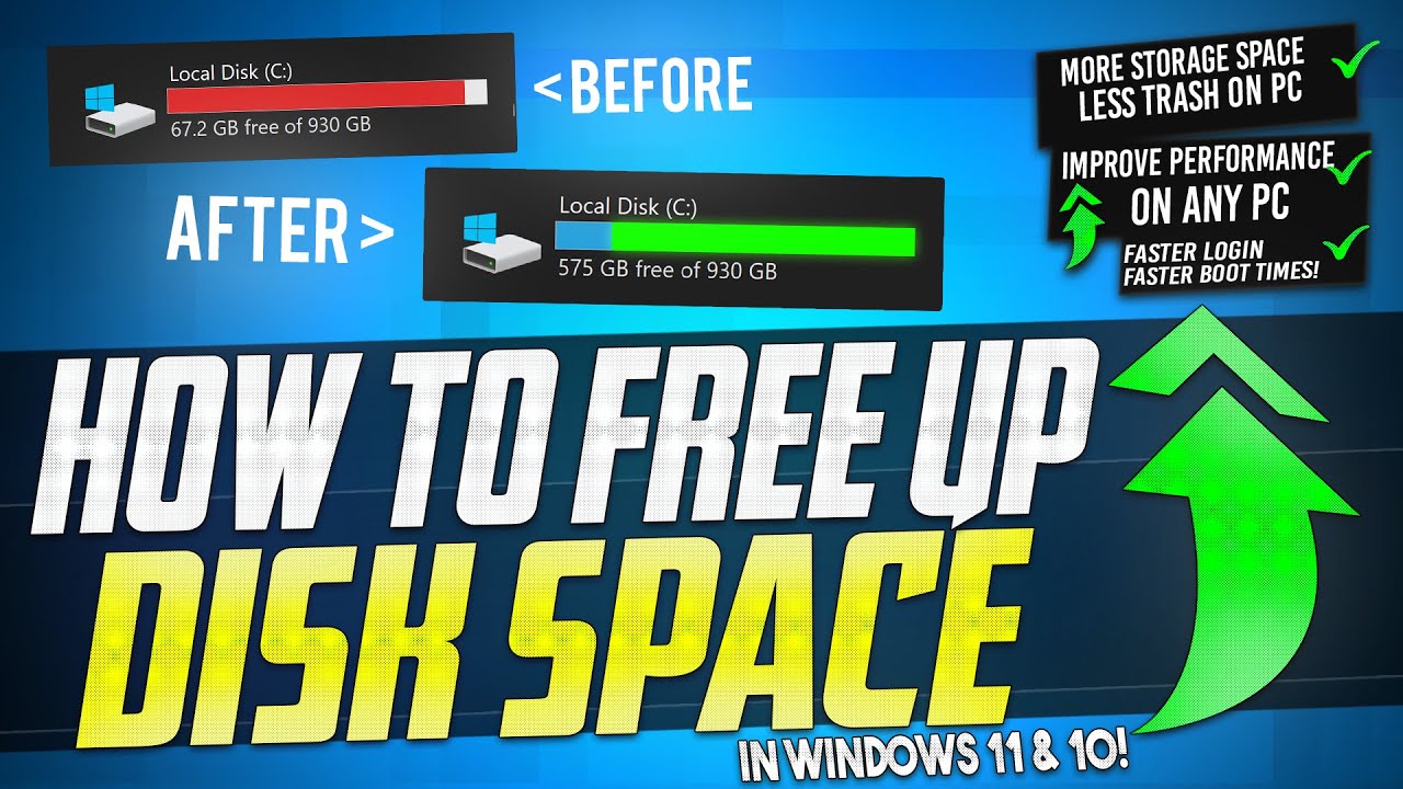 How to FREE Up More than 30GB+ Of Disk Space in Windows 11 & 10! - Panjno