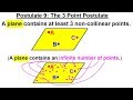 Understanding Postulates in Geometry