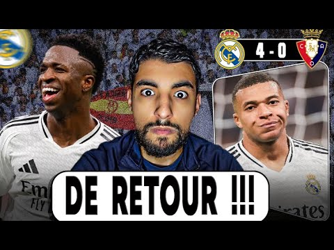 LE REAL MADRID EST DE RETOUR !!! | Debrief: Real 4 vs 0 Osasuna