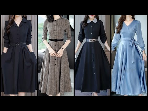 Latest Suitable for Office wear Skater dresses designs ideas for women 2020-2021