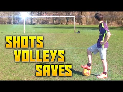 INSANE FOOTBALL SHOTS, VOLLEYS AND SAVES!!!