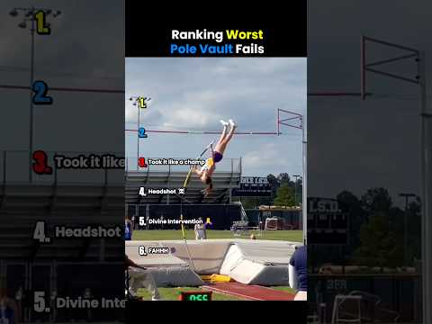 Ranking Worst Pole Vault Fails 😭