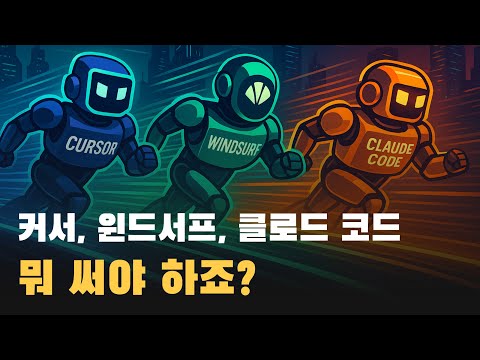 바이브코딩에 Cursor, Windsurf, Claude Code 뭐 써야 해요?