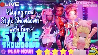 Playing new style showdown with fans live DTI