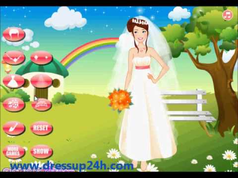 Love Rainbow Bride Dress Up Games