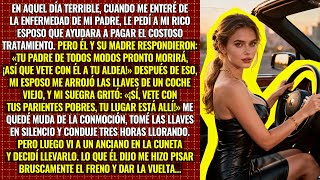 Supliqué a mi esposo que ayudara a salvar a mi padre, pero me echó: "Tu familia pobre no lo vale..."