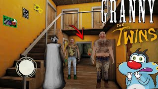 Granny in The Twins Atmosphere - Granny Mobile With Oggy and Jack