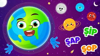 Gezegen Dünya Şarkısı 🌍 Gezegen Dünya Şip Şap Şop 👏 Eğlenceli Çocuk Şarkıları