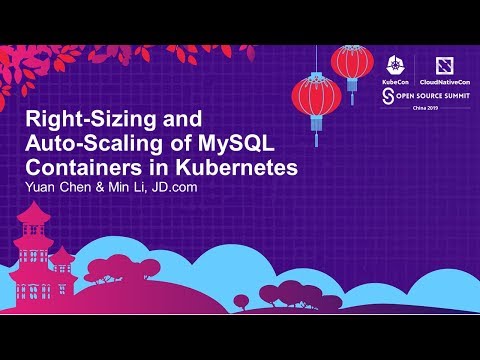Right-Sizing and Auto-Scaling of MySQL Containers in Kubernetes