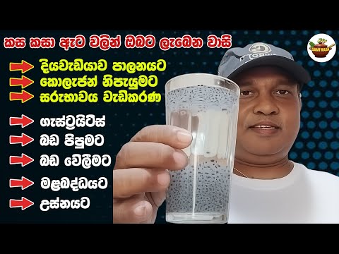 කස කසා ඇට වතුරට දාලා බිව්වොත් සිරුරට වෙන විශ්මිත දේවල් Super Healthy Seeds You Should Eat