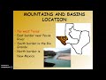 Mountains and Basins Region Overview