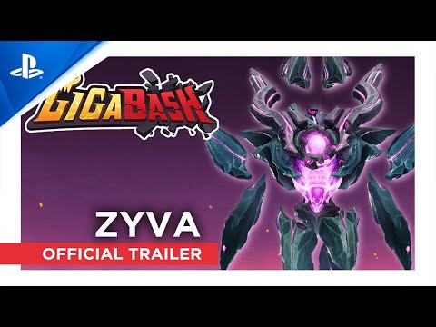 GigaBash - Zyva Official Trailer | PS5 & PS4 Games