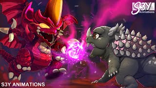 Baby Godzilla vs. Kong: Baby Anguirus vs. Destoroyah – Animation 28